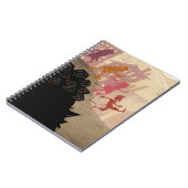 4人の小さいモンスター-町を通した歩く ノートブック (左側)