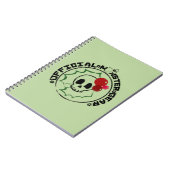 4人の小さいモンスター- Nessaの休日のロゴ2 ノートブック (左側)