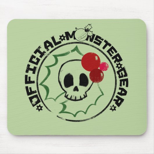 4人の小さいモンスター- Nessaの休日のロゴ2 マウスパッド (正面)