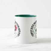 4人の小さいモンスター- Nessaの休日のロゴ2 マグカップ (中央)