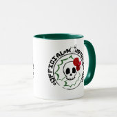 4人の小さいモンスター- Nessaの休日のロゴ2 マグカップ (正面右)