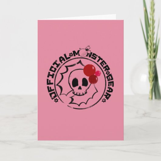 4人の小さいモンスター- Nessaの休日のロゴ シーズンカード (正面)