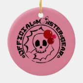 4人の小さいモンスター- Nessaの休日のロゴ セラミックオーナメント (裏面)