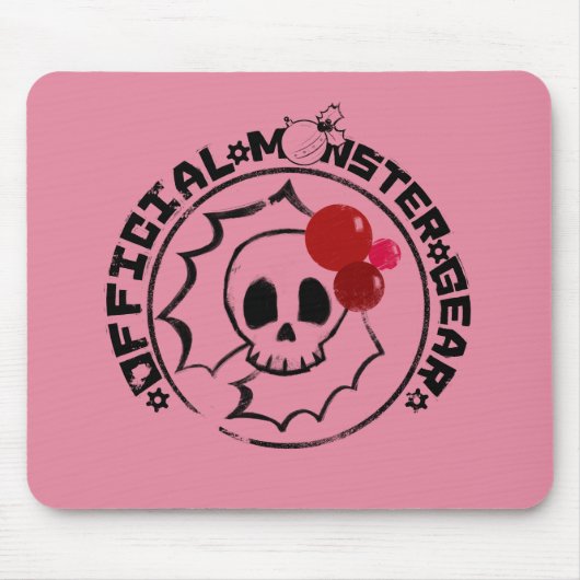 4人の小さいモンスター- Nessaの休日のロゴ マウスパッド (正面)