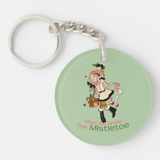 4人の小さいモンスター- Nessaの休日 キーホルダー (正面)