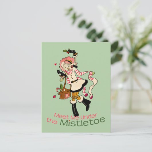 4人の小さいモンスター- Nessaの休日 シーズンポストカード (スタンド正面)