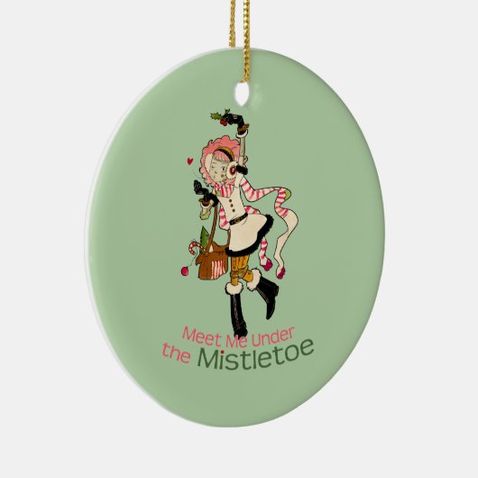 4人の小さいモンスター- Nessaの休日 セラミックオーナメント (右)