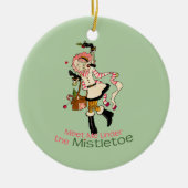 4人の小さいモンスター- Nessaの休日 セラミックオーナメント (正面)