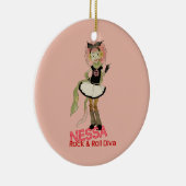 4人の小さいモンスター- Nessa セラミックオーナメント (右)