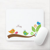 4人の小鳥 マウスパッド (マウス)