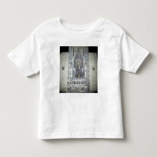 4人の戴冠させた聖者が付いているタバナクル トドラーTシャツ (正面)