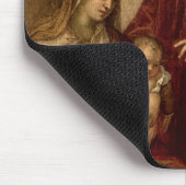 4人の政治家を持つマドンナそして子供 マウスパッド (コーナー)