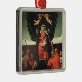 4人の聖者と即位するマドンナおよび子供1546年 メタルオーナメント (右)
