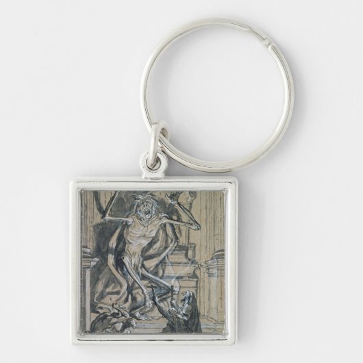 4人の重要な強盗は幽霊を覚醒させます キーホルダー (正面)