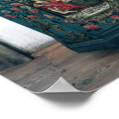 4人飾のシーンを持つワードローブ ポスター (角)