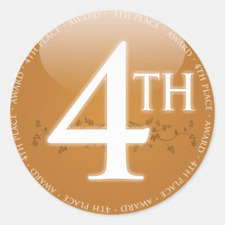 4位表彰 ラウンドシール