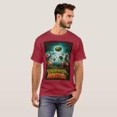 4体のモンスター：侵略が始まる Tシャツ (正面フル)