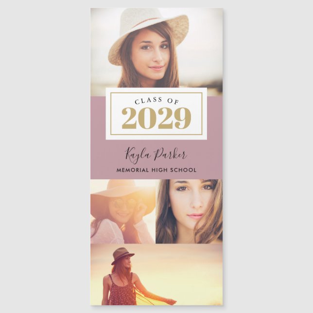 4光磁気卒業アナウンスカード (正面)