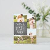 4写モダン真のコラージュを保存クラシックする 案内ポストカード (スタンド正面)