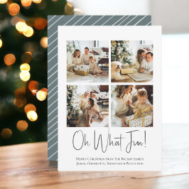 4写真ああ何おもしろいクリスマステンプレート シーズンカード