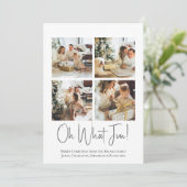 4写真ああ何おもしろいクリスマステンプレート シーズンカード (スタンド正面)