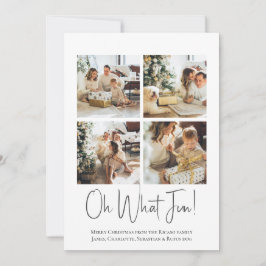 4写真ああ何おもしろいクリスマステンプレート シーズンカード