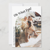 4写真ああ何のおもしろいクリスマス シーズンカード (正面)