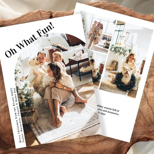 4写真ああ何のおもしろいクリスマス シーズンカード