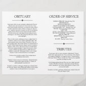 4写真お祝い生涯葬式プログラム (裏面)