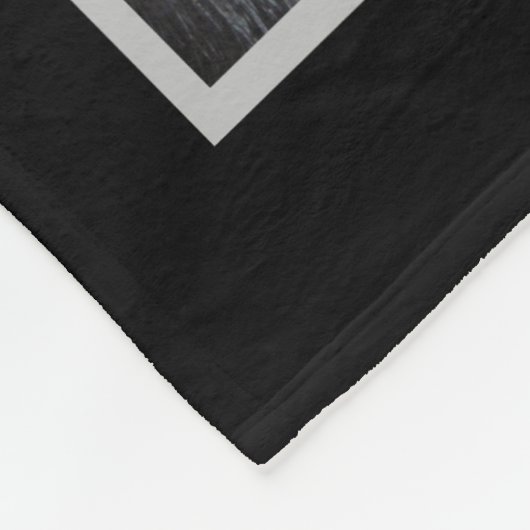 4写真のカスタマイズ可能な|黒いフリース犬毛布 フリースブランケット (角)