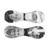 4写真のコラージュと日付 | Fanthers Dayパパ記念 野球ボール (パネル)