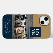 4写真のミニマぶら下がったリストのパーソナライズ Case-Mate iPhoneケース (裏面 (横))