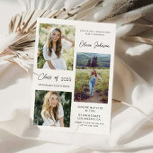 4写真の卒業発表 案内状