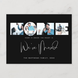 4写真の新しい自宅住所の変更のお知らせ ポストカード