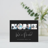 4写真の新しい自宅住所の変更のお知らせ ポストカード (スタンド正面)