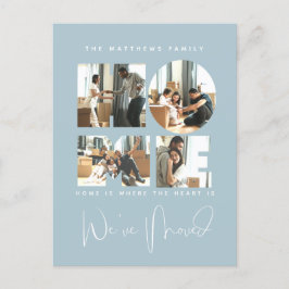 4写真の新しい自宅住所の変更のお知らせ ポストカード