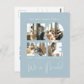 4写真の新しい自宅住所の変更のお知らせ ポストカード (正面/裏面)