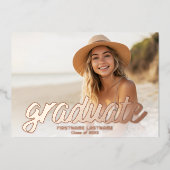 4写真アナウンスバラ金ゴールドグラードパーティー 箔招待状 (正面)