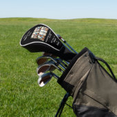 4写真カスタムコラージュ賞与パパ父の日 ゴルフヘッドカバー (インサイチュ)