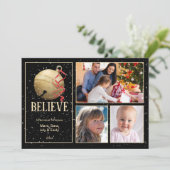 4写真クリスマスジンルベル シーズンカード (スタンド正面)