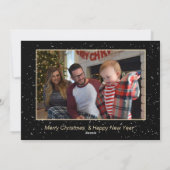 4写真クリスマスジンルベル シーズンカード (裏面)