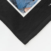 4写真コラージファミリーホームデコール フリースブランケット (角)