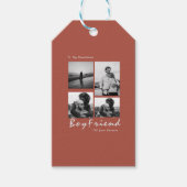 4写真コラージフォーエバーボーイズバレンタイン ギフトタグ (正面)