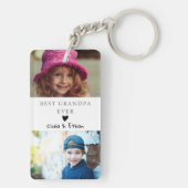 4写真コラージュ私たちは今まで最高のより愛 キーホルダー (裏面)