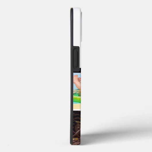 4写真パーソナライズされた家族ラブメモリーズ記念 Case-Mate iPhoneケース (裏面 / 右)