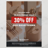 4写真ブラックフライデーセール製品プロモーション チラシ (正面)