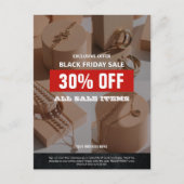 4写真ブラックフライデーセール製品プロモーション ポストカード (正面)