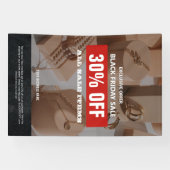 4写真ブラックフライデーセール製品プロモーション 横断幕 (横)