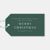4写真モダンコラージメリークリスマス ギフトタグ (裏面横)
