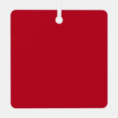 4写真モダンコラージメリークリスマス メタルオーナメント (裏面)